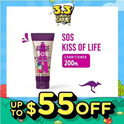 AUSSIE Vegan Hair Conditioner SOS Deep Repair For Damaged Hair 200ml