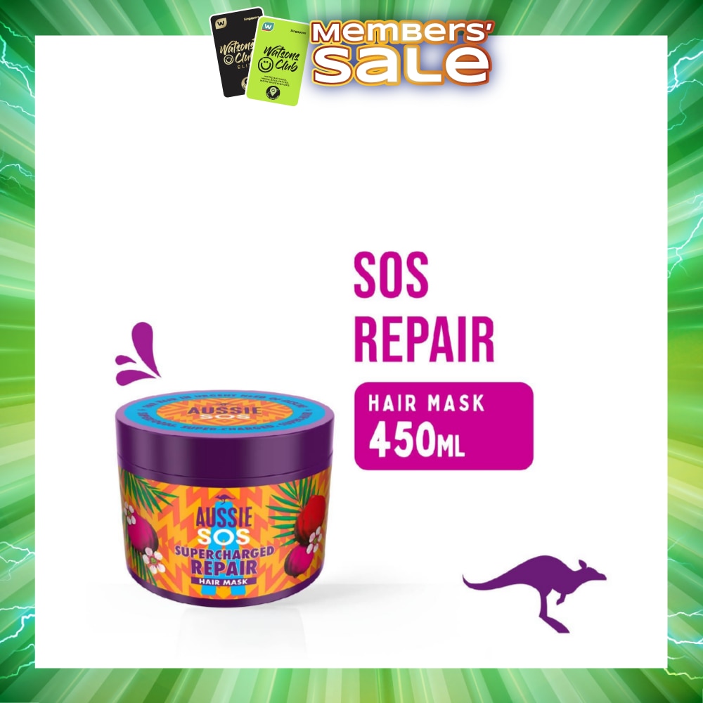 SOS Supercharged Repair Vegan Hair Mask (For Hair In Urgent Need Of Rescue) 450ml