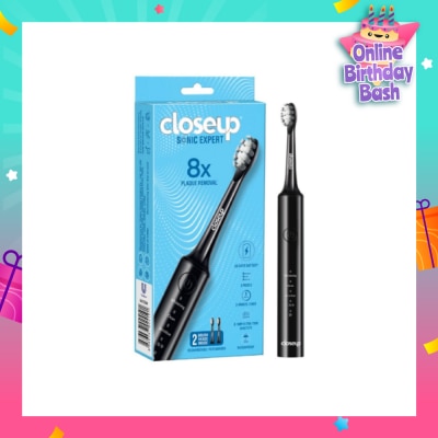 CLOSE-UP Sonic Expert Electric Toothbrush Black 1s