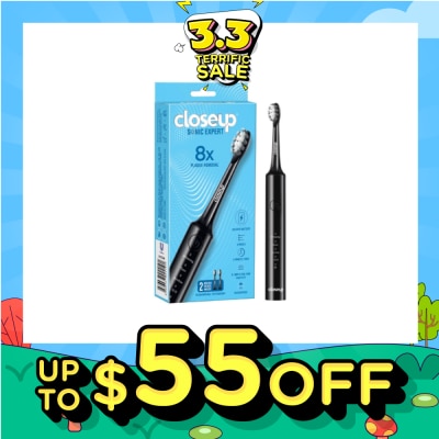 CLOSE-UP Sonic Expert Electric Toothbrush Black 1s