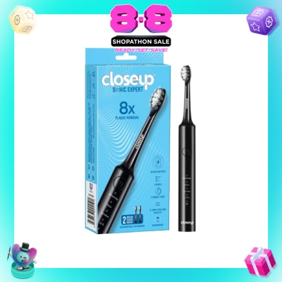 CLOSE-UP - Sonic Expert Electric Toothbrush Black 1s