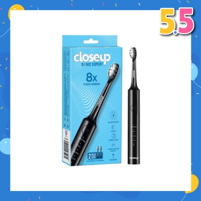 CLOSE-UP Sonic Expert Electric Toothbrush Black 1s