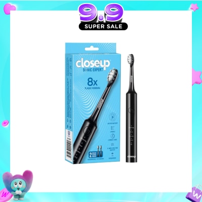 CLOSE-UP - Sonic Expert Electric Toothbrush Black 1s image