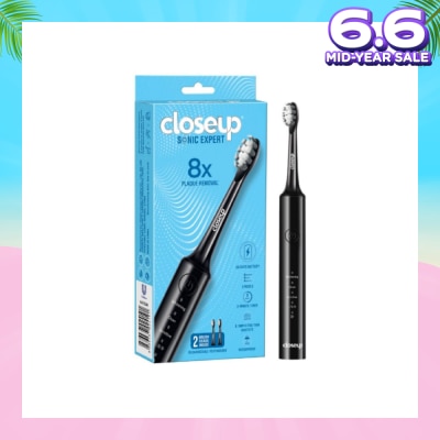 CLOSE-UP Sonic Expert Electric Toothbrush Black 1s