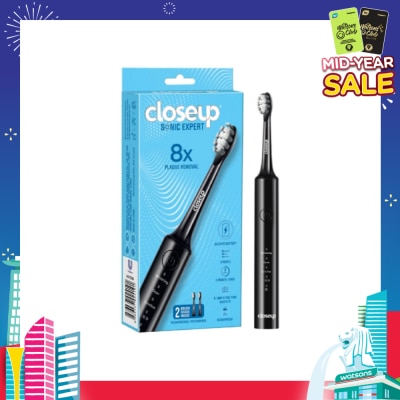 CLOSE-UP Sonic Expert Electric Toothbrush Black 1s