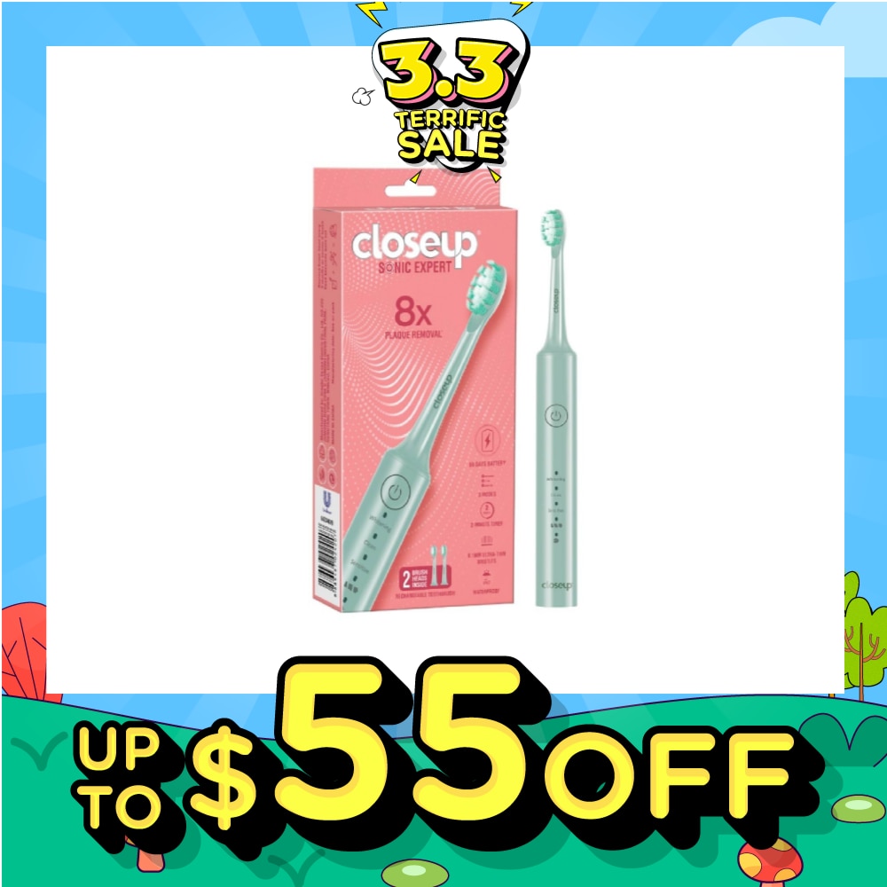 Sonic Expert Electric Toothbrush Green 1s
