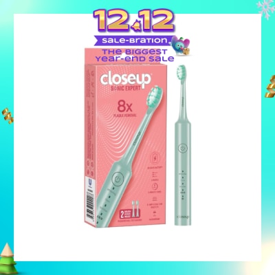 CLOSE-UP Sonic Expert Electric Toothbrush Green 1s