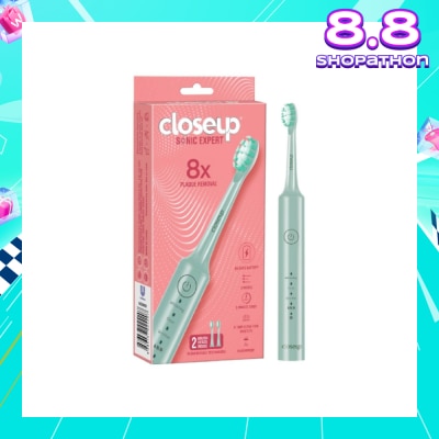 CLOSE-UP Sonic Expert Electric Toothbrush Green 1s