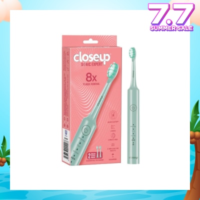 CLOSE-UP Sonic Expert Electric Toothbrush Green 1s