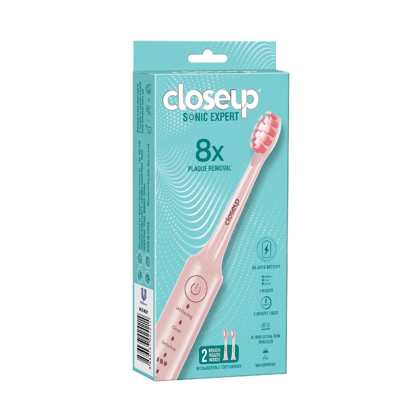 Sonic Expert Electric Toothbrush Pink 1s