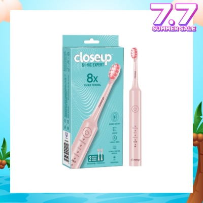 CLOSE-UP Sonic Expert Electric Toothbrush Pink 1s
