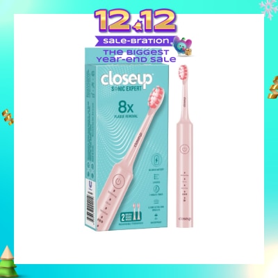 CLOSE-UP Sonic Expert Electric Toothbrush Pink 1s