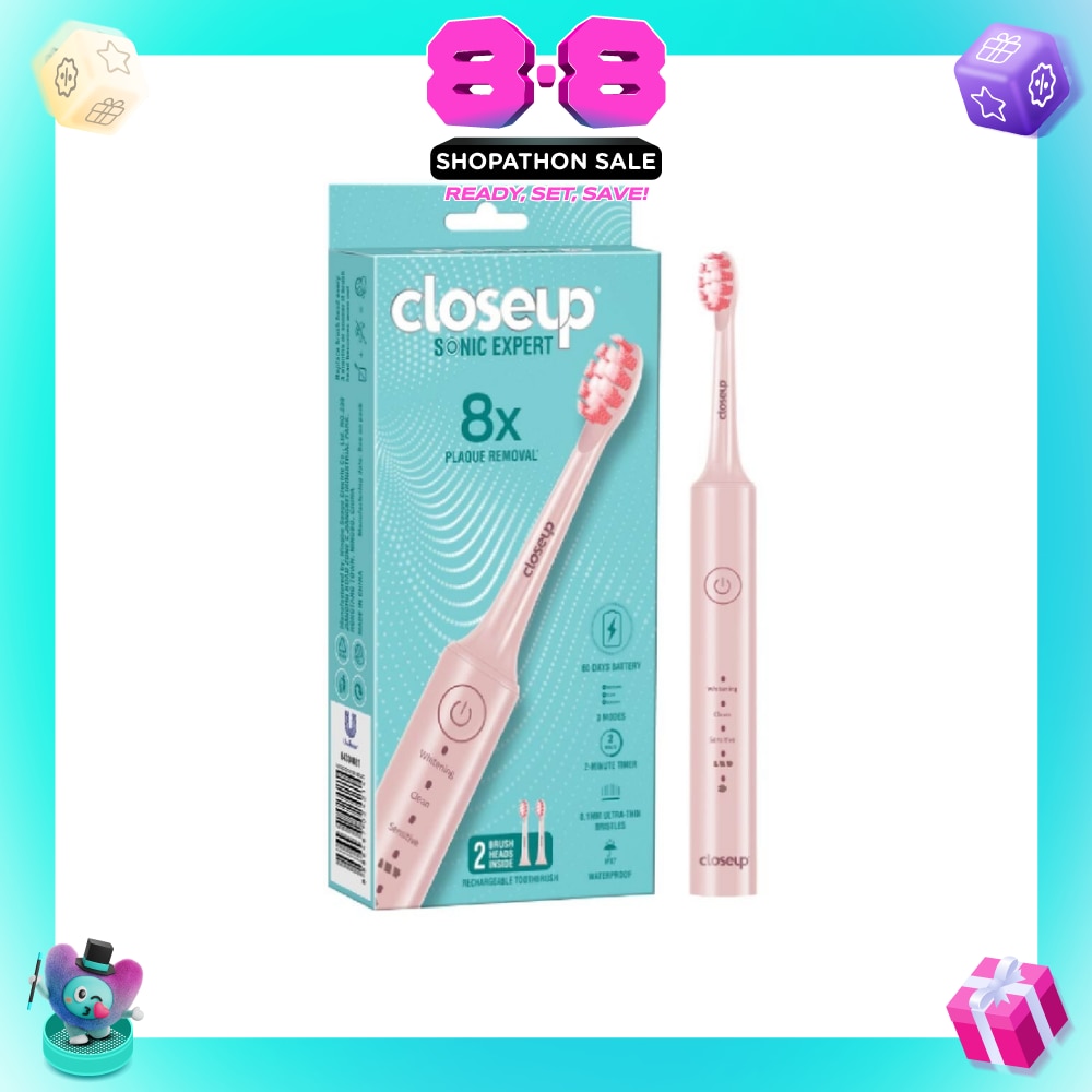 Sonic Expert Electric Toothbrush Pink 1s