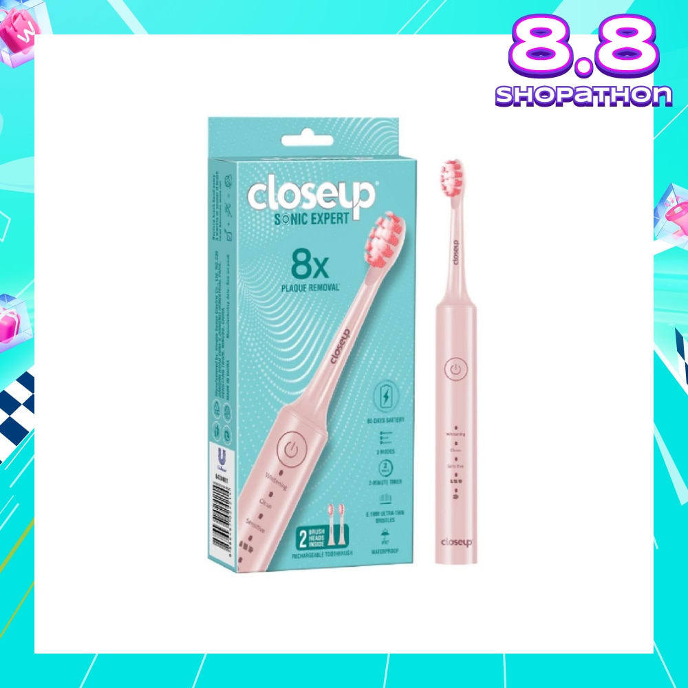 Sonic Expert Electric Toothbrush Pink 1s