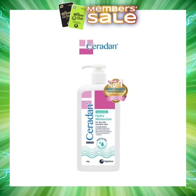 CERADAN - Hydra Moisturizer (Light-Textured Moisturizer + Suitable For Eczema-Prone + Dry & Sensitive Skin) 300g