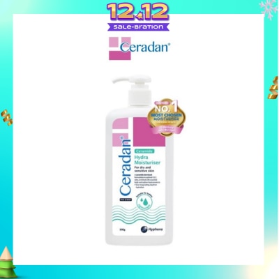 CERADAN Hydra Moisturizer (Light-Textured Moisturizer + Suitable For Eczema-Prone + Dry & Sensitive Skin) 300g