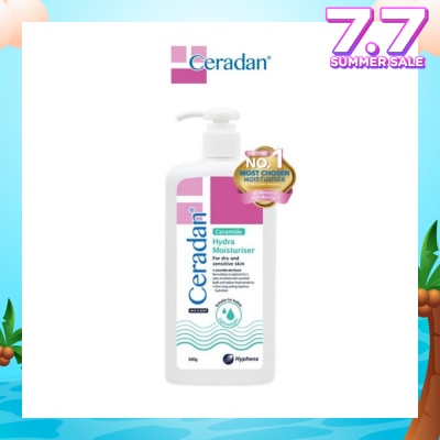 CERADAN Hydra Moisturizer (Light-Textured Moisturizer + Suitable For Eczema-Prone + Dry & Sensitive Skin) 300g
