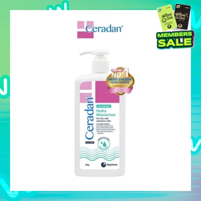 CERADAN Hydra Moisturizer (Light-Textured Moisturizer + Suitable For Eczema-Prone + Dry & Sensitive Skin) 300g