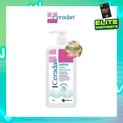 CERADAN Hydra Moisturizer (Light-Textured Moisturizer + Suitable For Eczema-Prone + Dry & Sensitive Skin) 300g