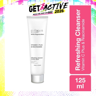 COLLAGEN BY WATSONS - White Regeneration Vitamin C Plus & Niacinamide Refreshing Cleanser (Vegan Collagen, Made in Korea) 125ml image