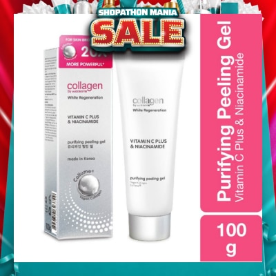 collagen and glutathione peeling cream watsons COLLAGEN BY WATSONS White Regeneration Vitamin C Plus & Niacinamide  Purifying Peeling Gel (Vegan Collagen, Made in Korea) 100g | Face