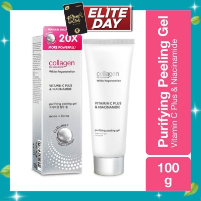 COLLAGEN BY WATSONS White Regeneration Vitamin C Plus & Niacinamide Purifying Peeling Gel (Vegan Collagen, Made in Korea) 100g image