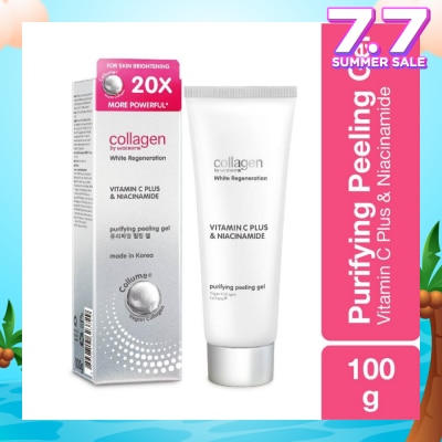 COLLAGEN BY WATSONS White Regeneration Vitamin C Plus & Niacinamide Purifying Peeling Gel (Vegan Collagen, Made in Korea) 100g