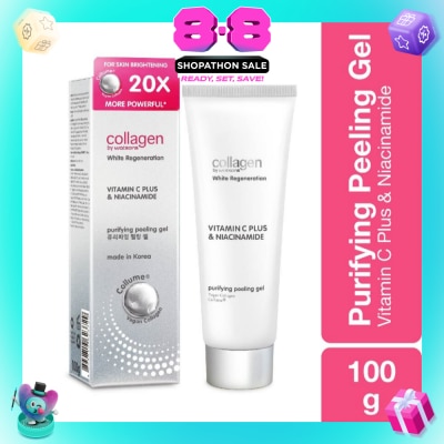 COLLAGEN BY WATSONS - White Regeneration Vitamin C Plus & Niacinamide Purifying Peeling Gel (Vegan Collagen, Made in Korea) 100g