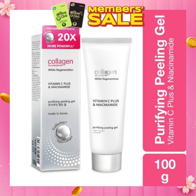 COLLAGEN BY WATSONS White Regeneration Vitamin C Plus & Niacinamide Purifying Peeling Gel (Vegan Collagen, Made in Korea) 100g
