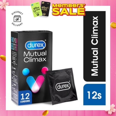 DUREX Mutual Climax Condoms 12s