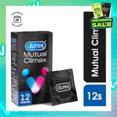 DUREX Mutual Climax Condoms 12s