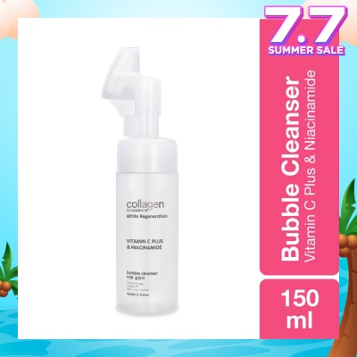 COLLAGEN BY WATSONS White Regeneration Vitamin C Plus & Niacinamide Bubble Cleanser (Vegan Collagen, Made in Korea) 150ml