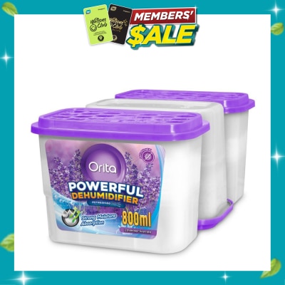 ORITA Powerful Dehumidifier Lavender Scented (Refreshing) 800ml x 3s image