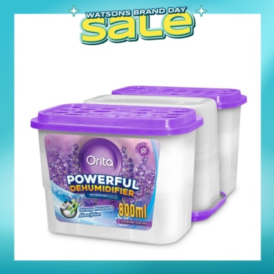 ORITA - Powerful Dehumidifier Lavender Scented (Refreshing) 800ml x 3s