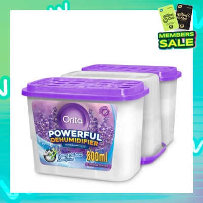 ORITA Powerful Dehumidifier Lavender Scented (Refreshing) 800ml x 3s