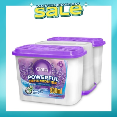 ORITA - Powerful Dehumidifier Lavender Scented (Refreshing) 800ml x 3s