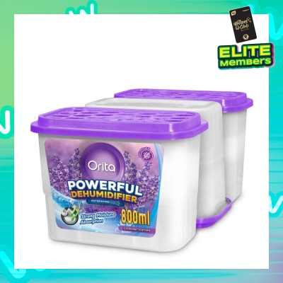 ORITA Powerful Dehumidifier Lavender Scented (Refreshing) 800ml x 3s