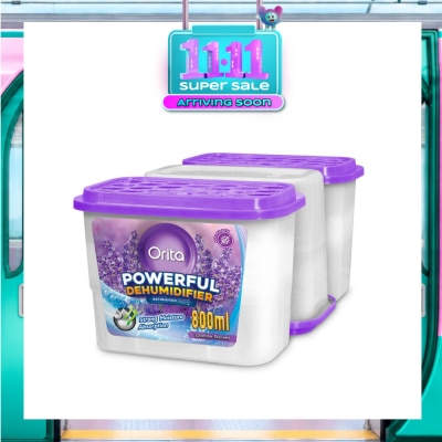 ORITA Powerful Dehumidifier Lavender Scented (Refreshing) 800ml x 3s image