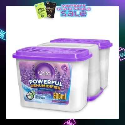 ORITA Powerful Dehumidifier Lavender Scented (Refreshing) 800ml x 3s