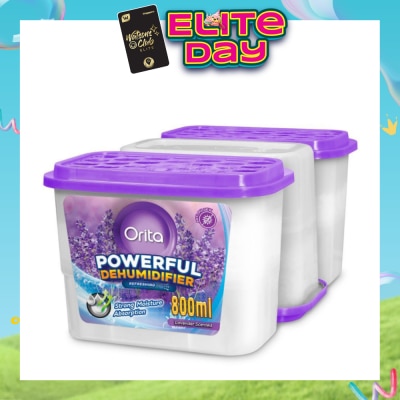 ORITA - Powerful Dehumidifier Lavender Scented (Refreshing) 800ml x 3s