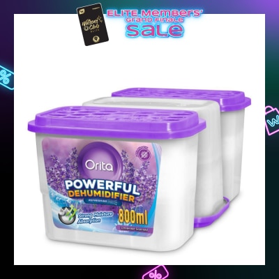 ORITA Powerful Dehumidifier Lavender Scented (Refreshing) 800ml x 3s