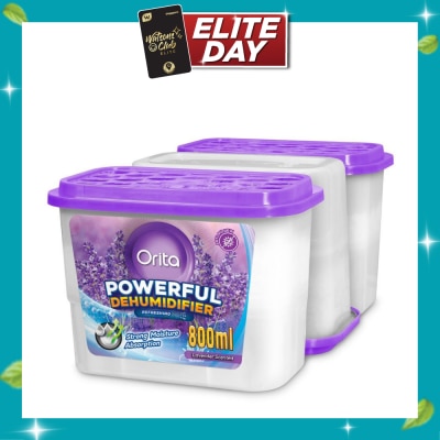 ORITA Powerful Dehumidifier Lavender Scented (Refreshing) 800ml x 3s image