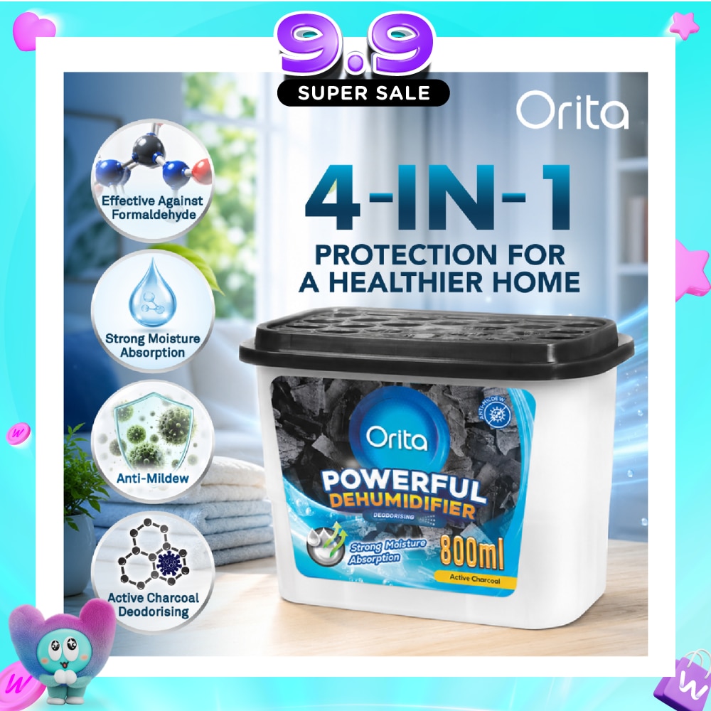 Powerful Dehumidifier Active Charcoal (Deodorising) 800ml x 3s image