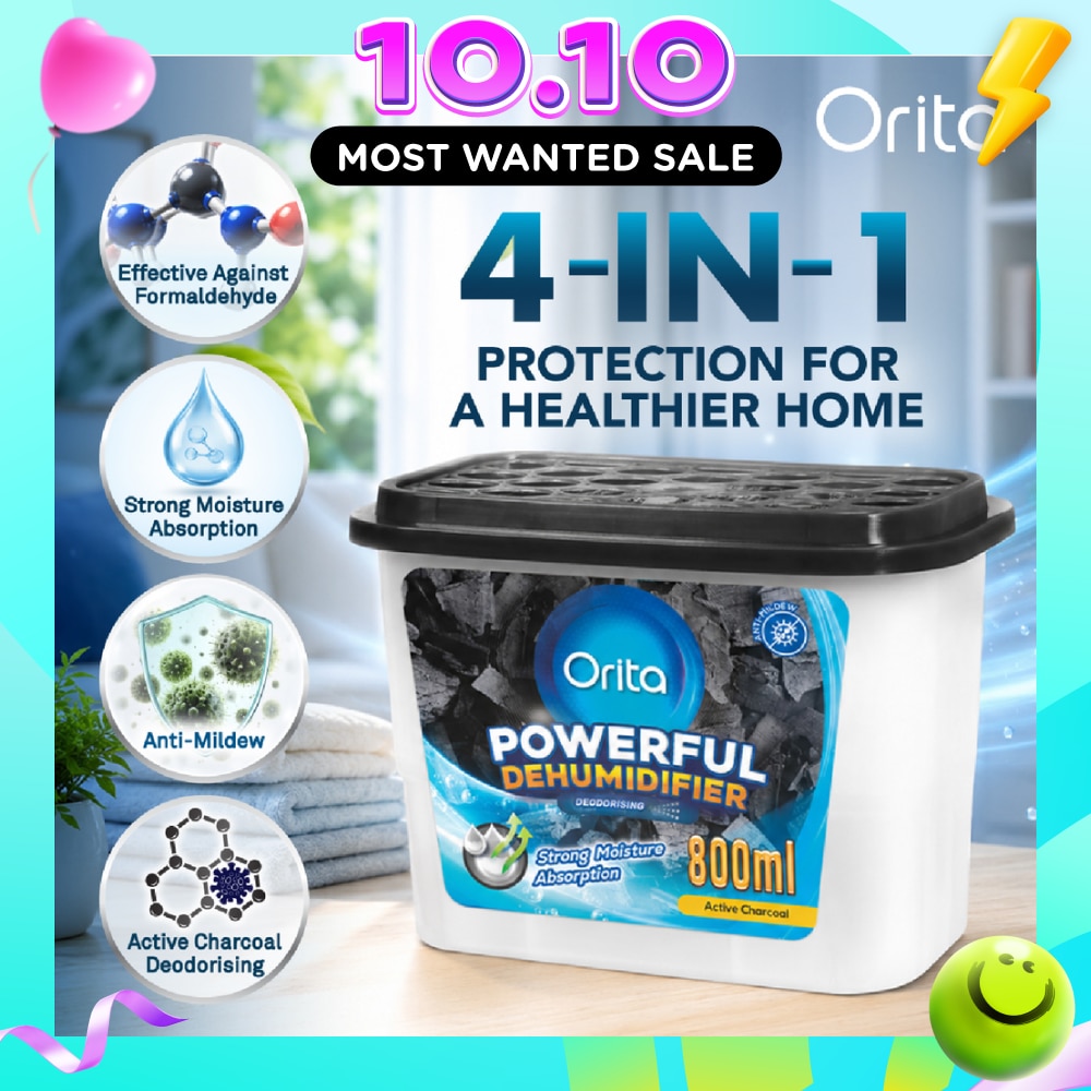 VaultroomVR × GURATEE /CHARCOAL ORITA Powerful Dehumidifier Active Charcoal (Deodorising) 800ml x