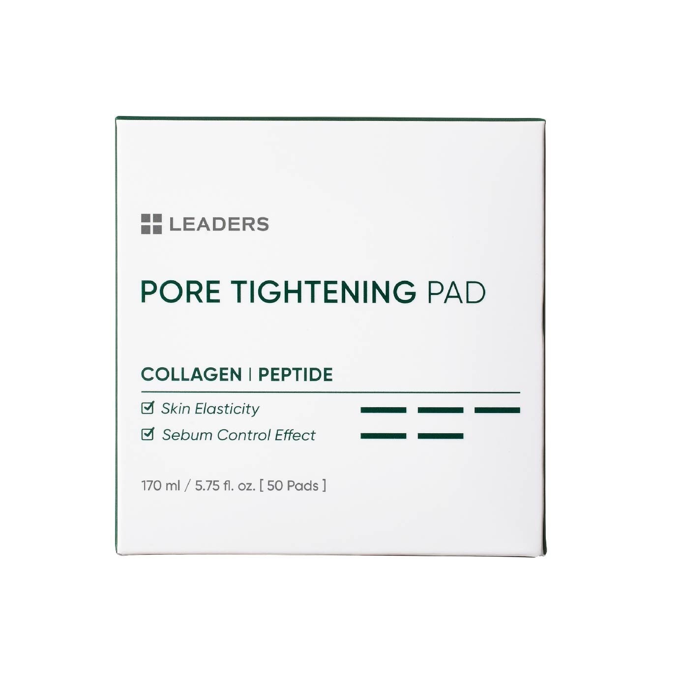 Pore Tightening Pad (Provides Solid Care for Enlarged Pores & Skin Elasticity) 50s