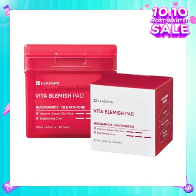LEADERS INSOLUTION Vita Blemish Pad (Provides Solid Care for Enlarged Pores & Skin Elasticity) 50s