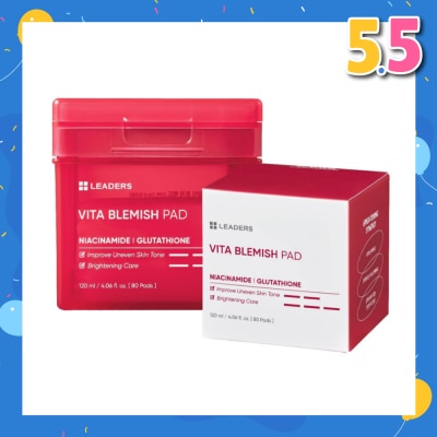 LEADERS INSOLUTION Vita Blemish Pad (Provides Solid Care for Enlarged Pores & Skin Elasticity) 50s