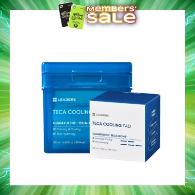 LEADERS INSOLUTION - Teca Cooling Moisture Pad (Helps Calm Dry Overheated Skin) 80s