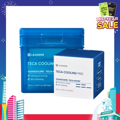 LEADERS INSOLUTION Teca Cooling Moisture Pad (Helps Calm Dry Overheated Skin) 80s