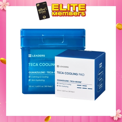 LEADERS INSOLUTION Teca Cooling Moisture Pad (Helps Calm Dry Overheated Skin) 80s